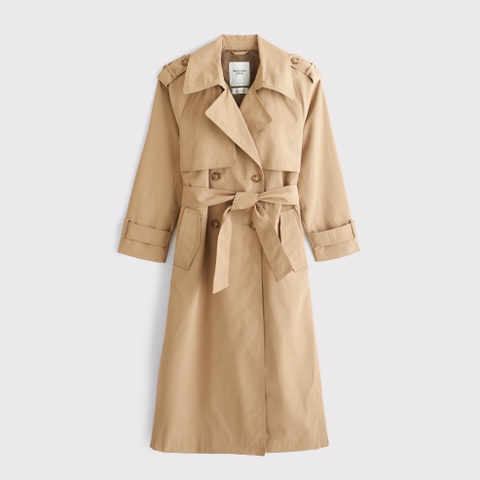 Женские куртки Abercrombie & Fitch A&F Carrie Long Trench Coat