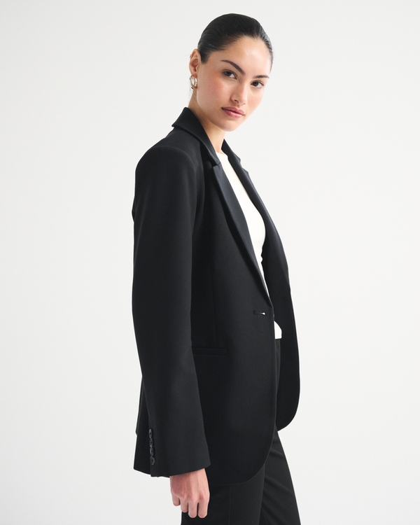 Women's Nipped-Waist Suiting Blazer | Women's Coats & Jackets
