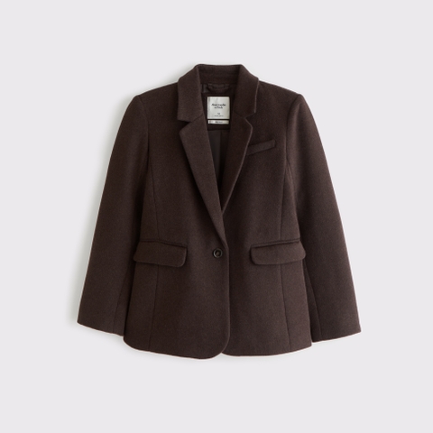 Женские пиджаки Abercrombie & Fitch Classic Wool-Blend Blazer