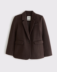 Classic Wool-Blend Blazer