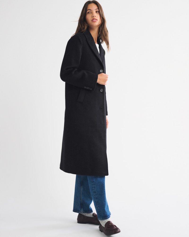 Wool-Blend Tailored Topcoat - thumbnail 3