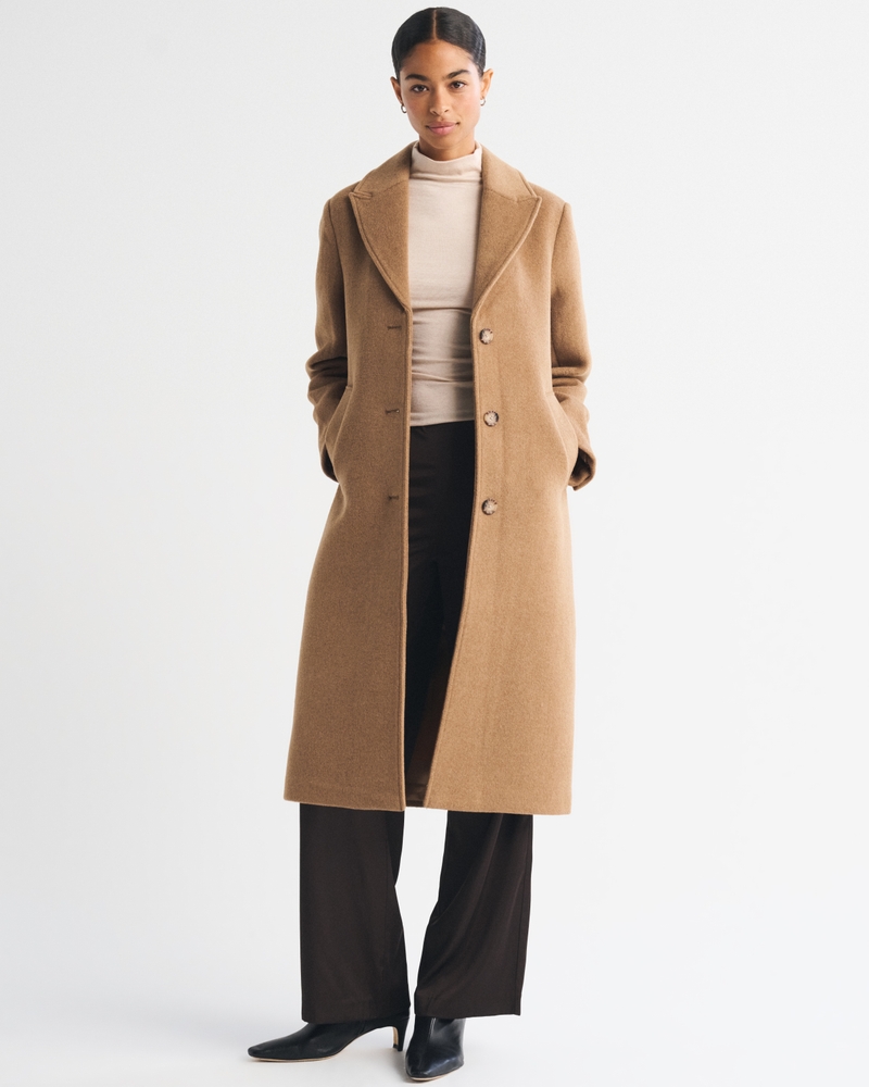 Wool-Blend Tailored Topcoat - thumbnail 7