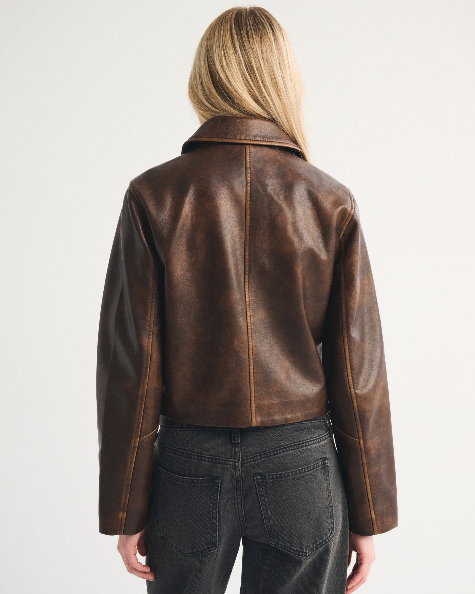 Slim Vegan Suede Jacket