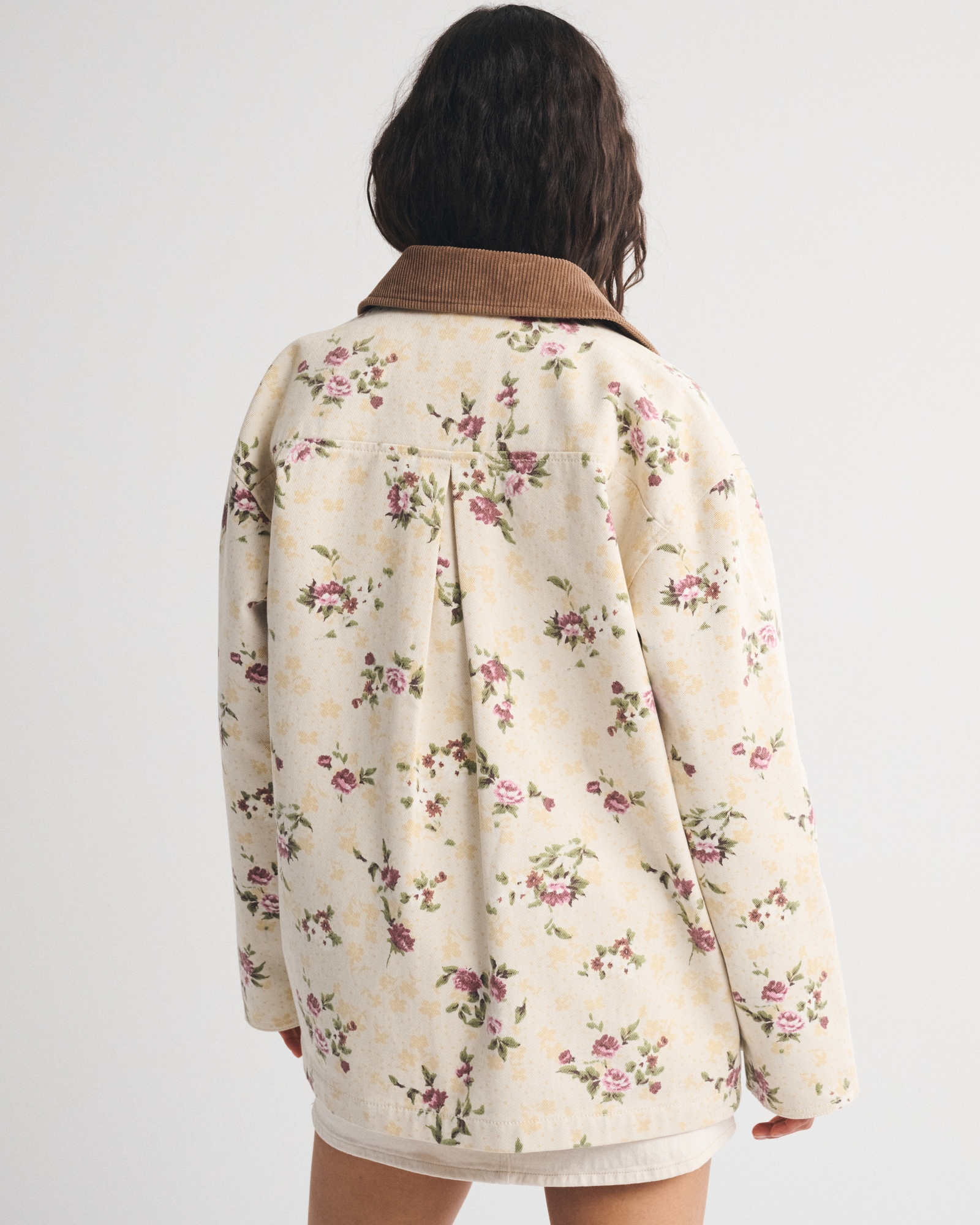 Mid-Length Denim Barn Jacket