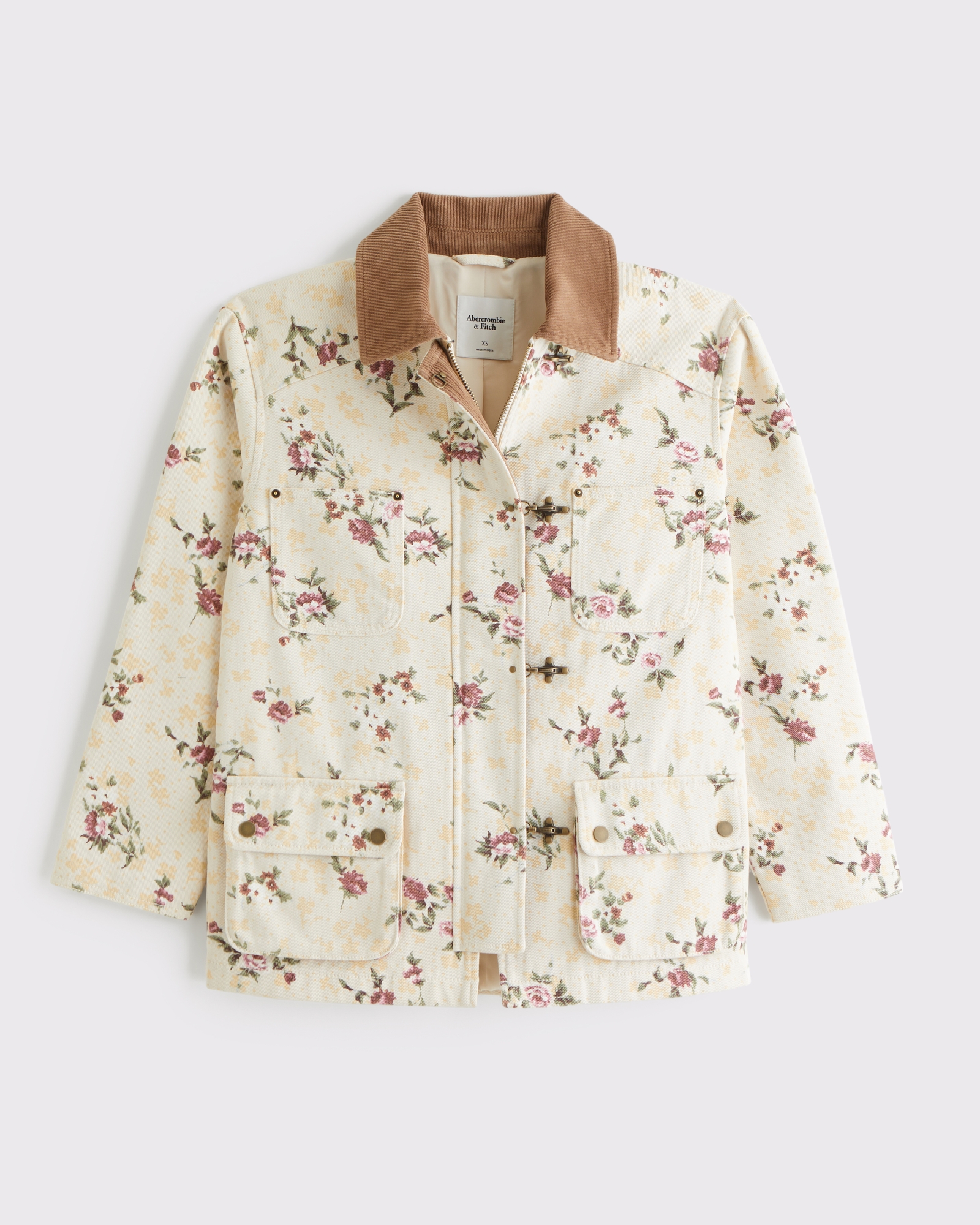 Mid-Length Denim Barn Jacket