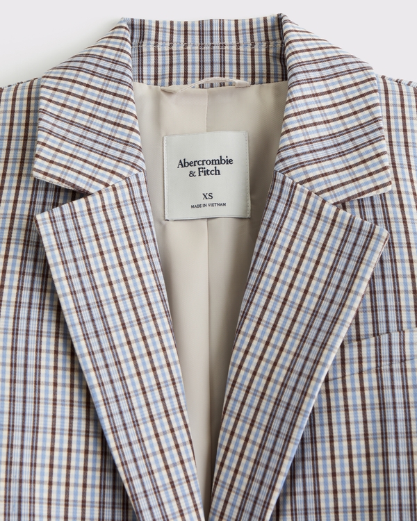 Nipped Waist Suiting Blazer