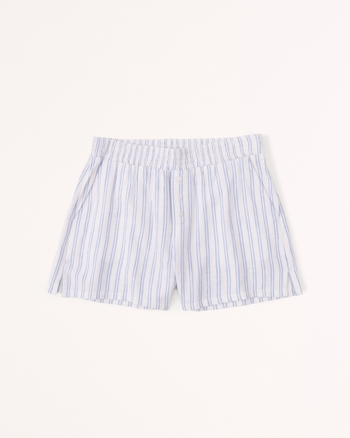 Women's LinenBlend Sleep Shorts Women's Matching Sets