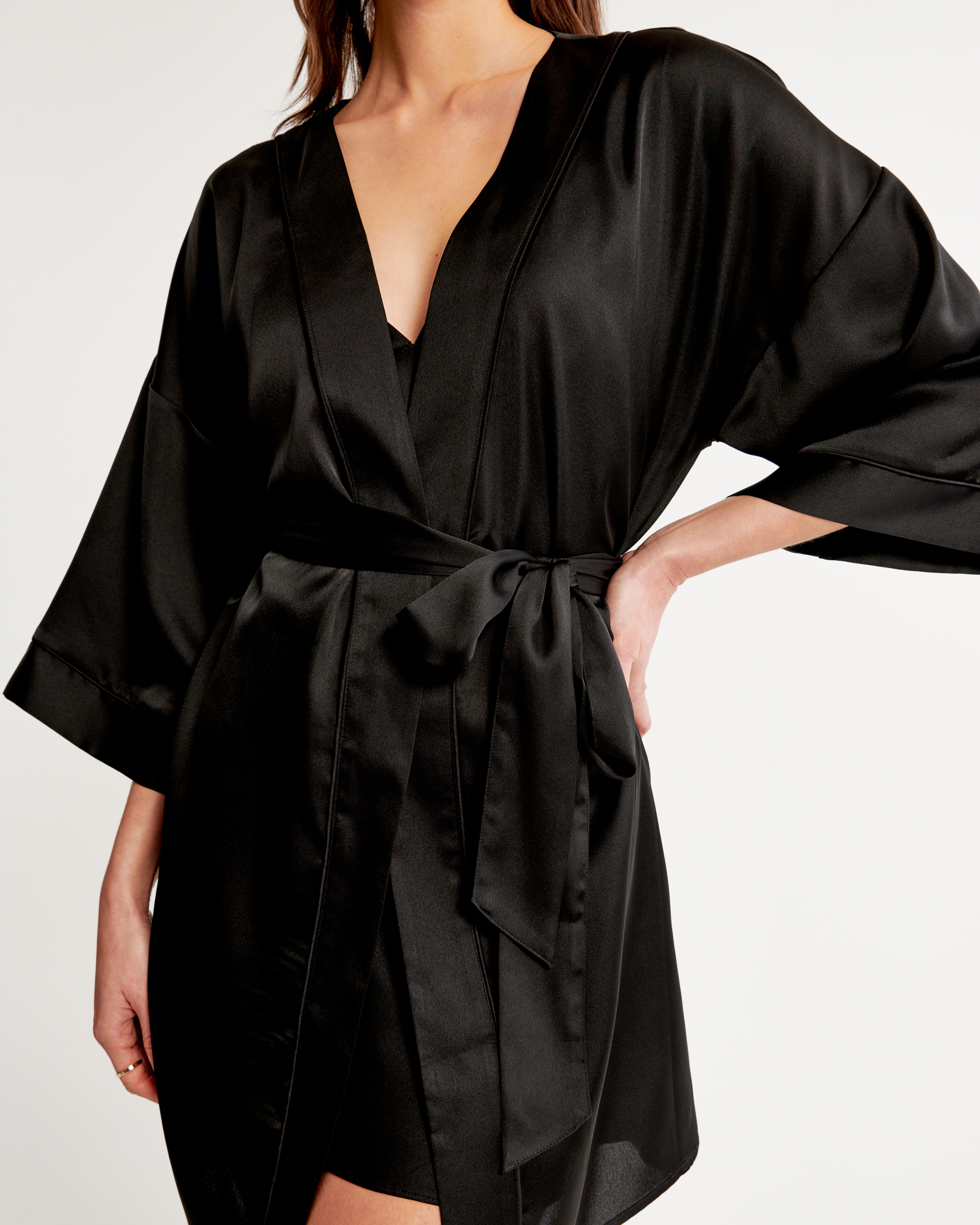 Black silk hotsell robe near me