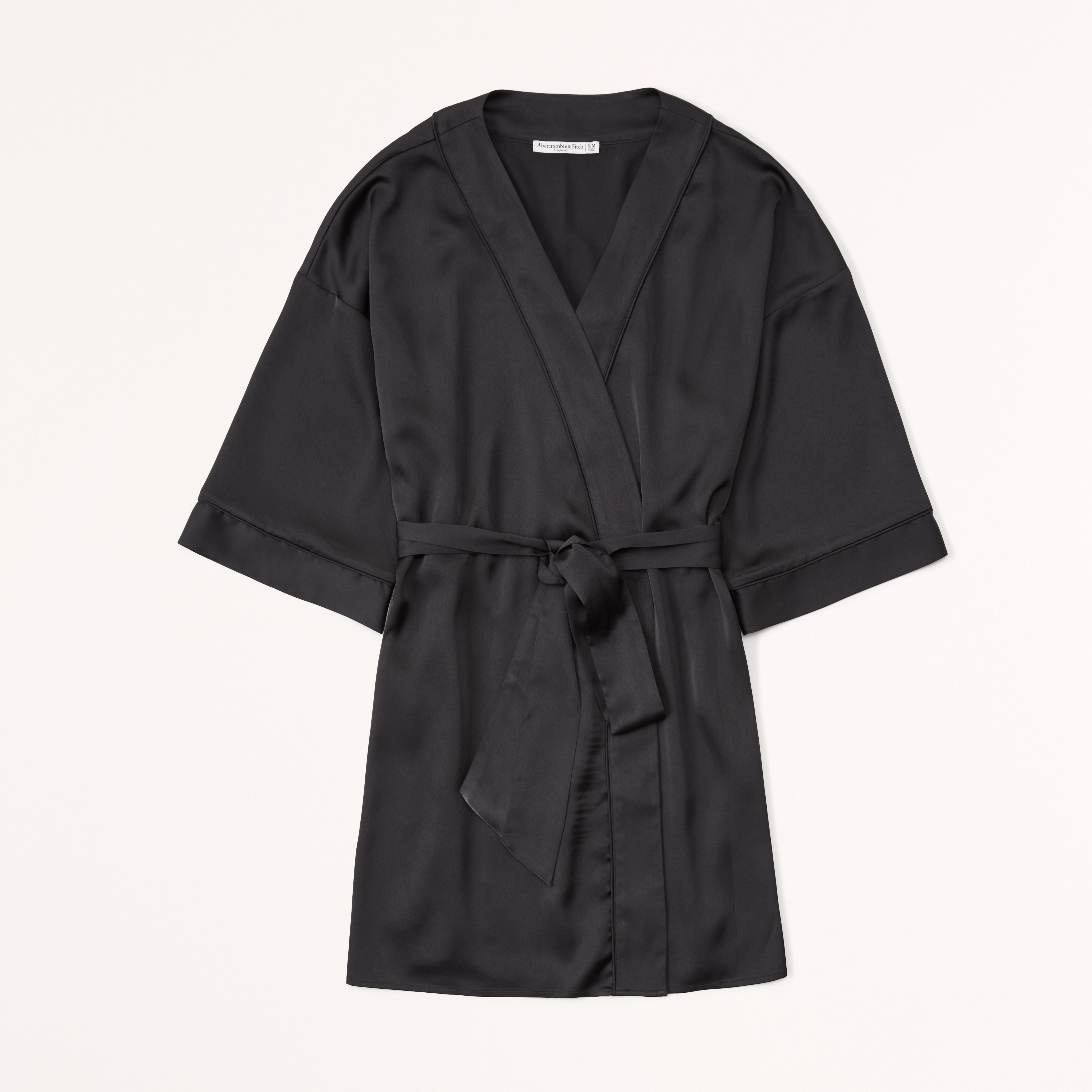 Women s Satin Robe Women s Intimates Sleepwear Abercrombie