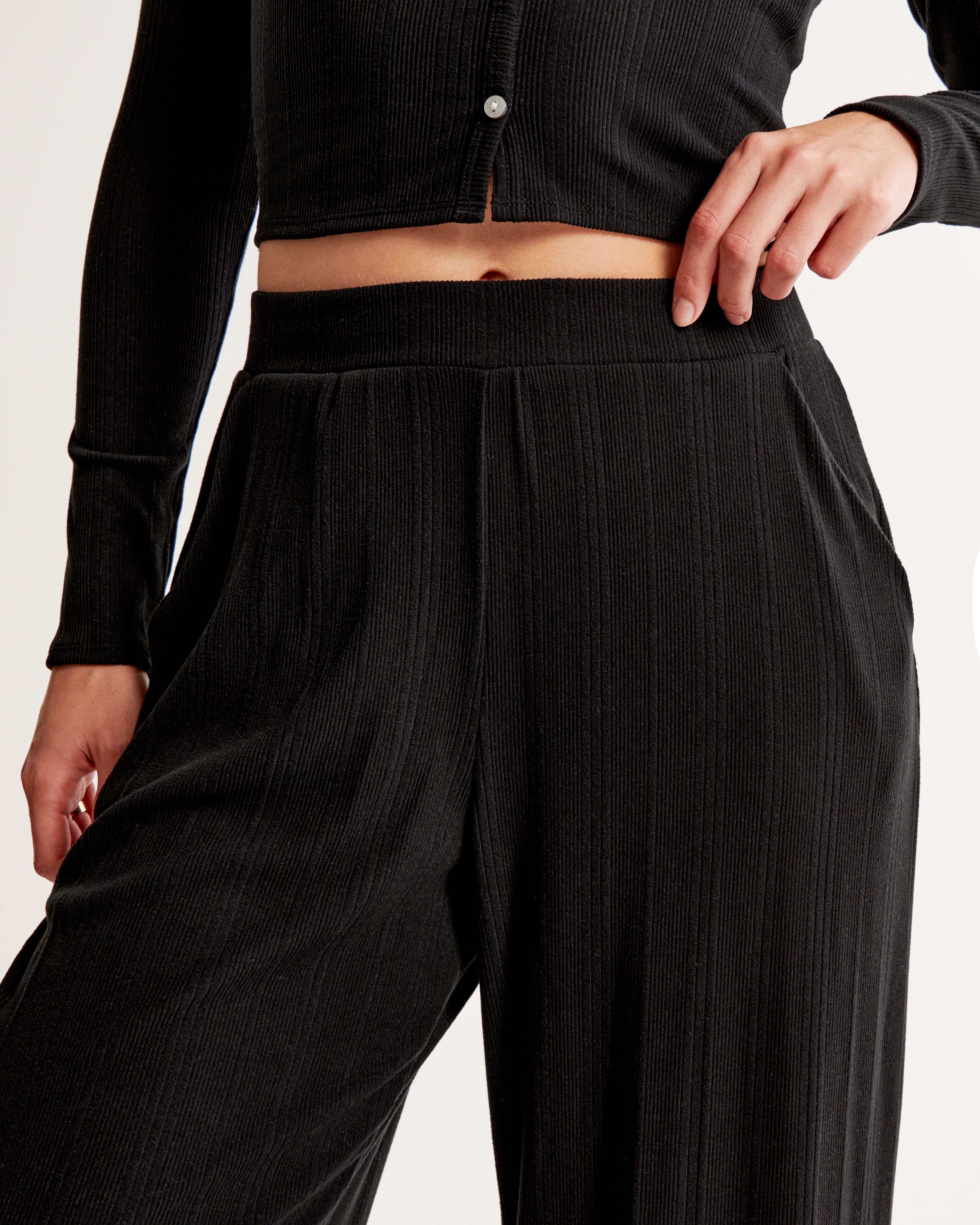 Women's Cozy Rib Wide Leg Sleep Pant | Women's Intimates