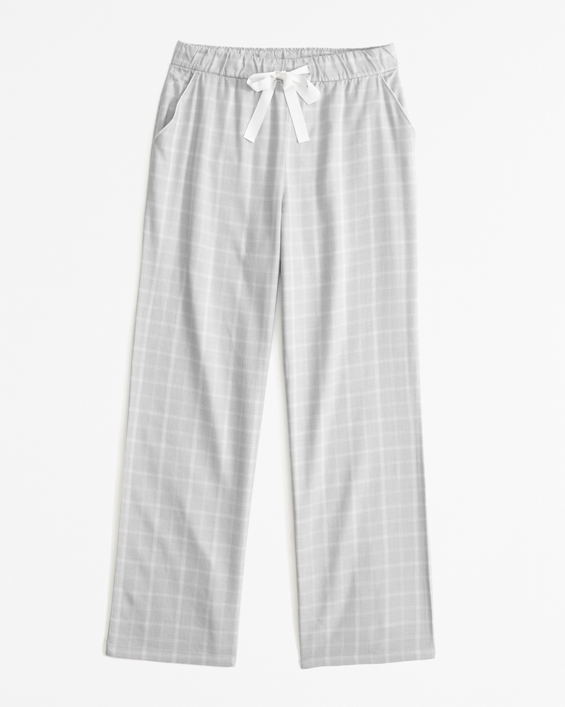 Striped Cotton-Flannel Pajama Pants