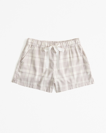 The Gentleman's Flannel Sleep Shorts - Hammacher Schlemmer