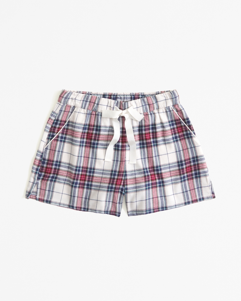 Cozy Flannel Sleep Shorts by Abercrombie & Fitch