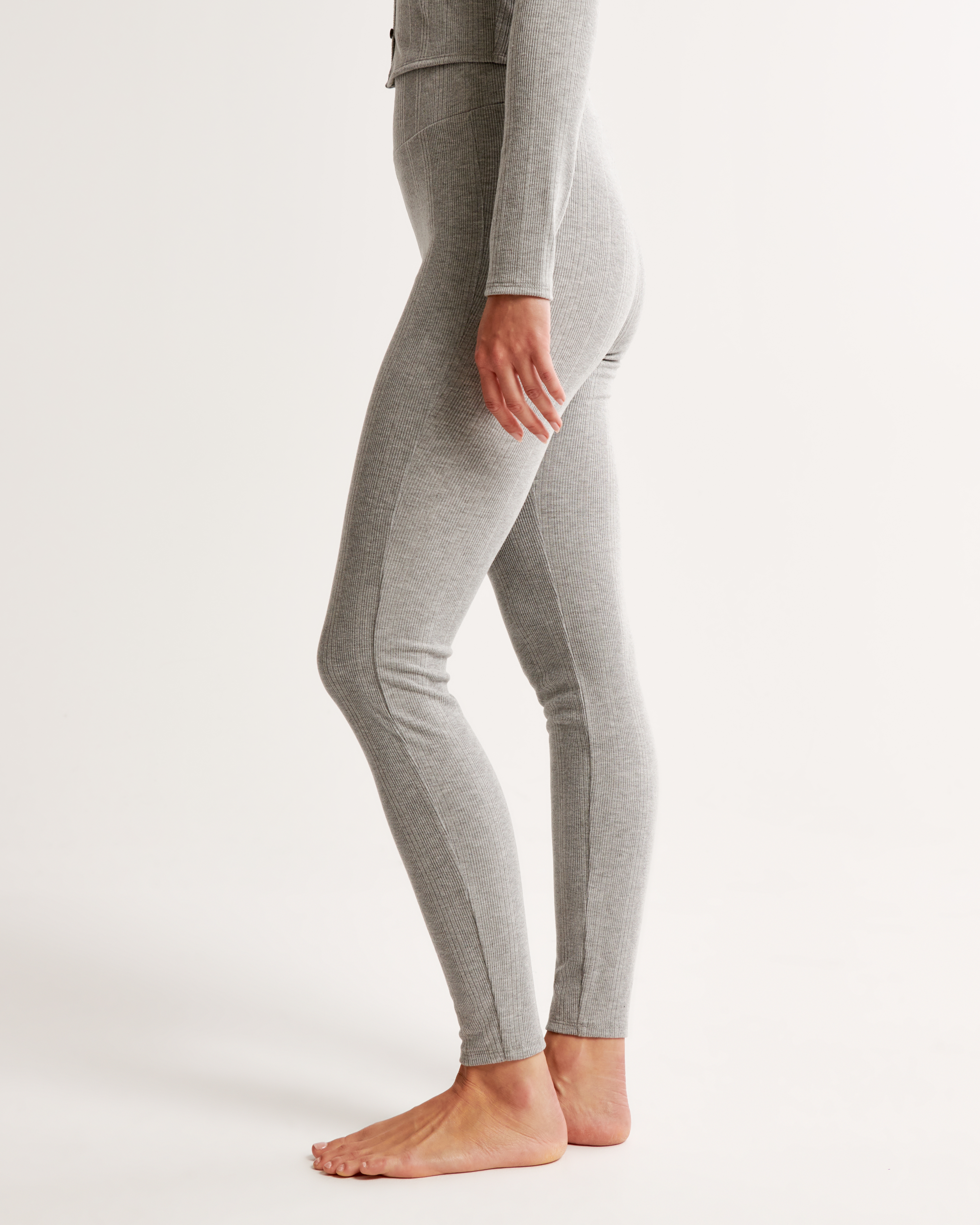 Women's Cozy Rib Sleep Legging | Women's Clearance | Abercrombie.com