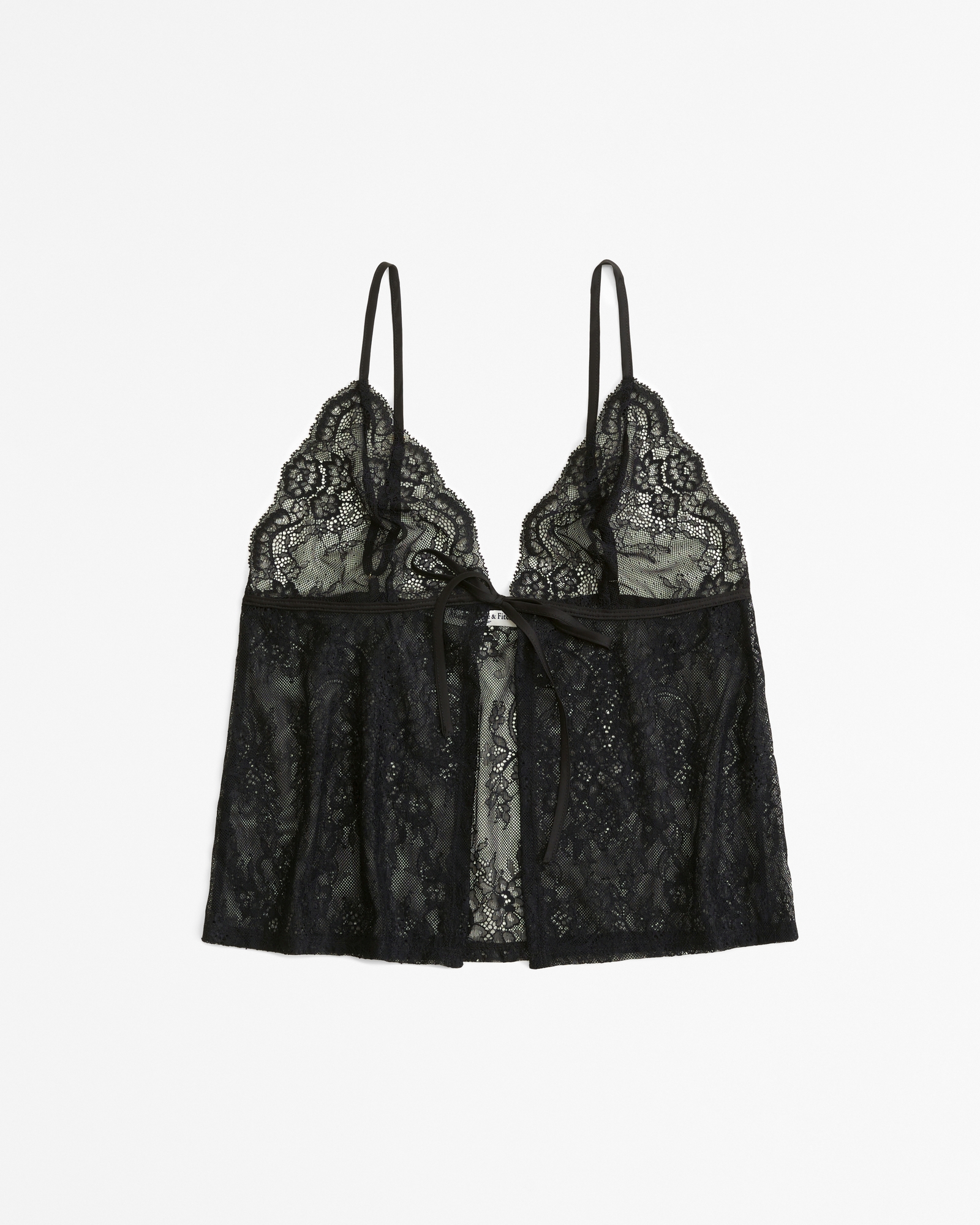 Lace Tie-Front Sleep Cami