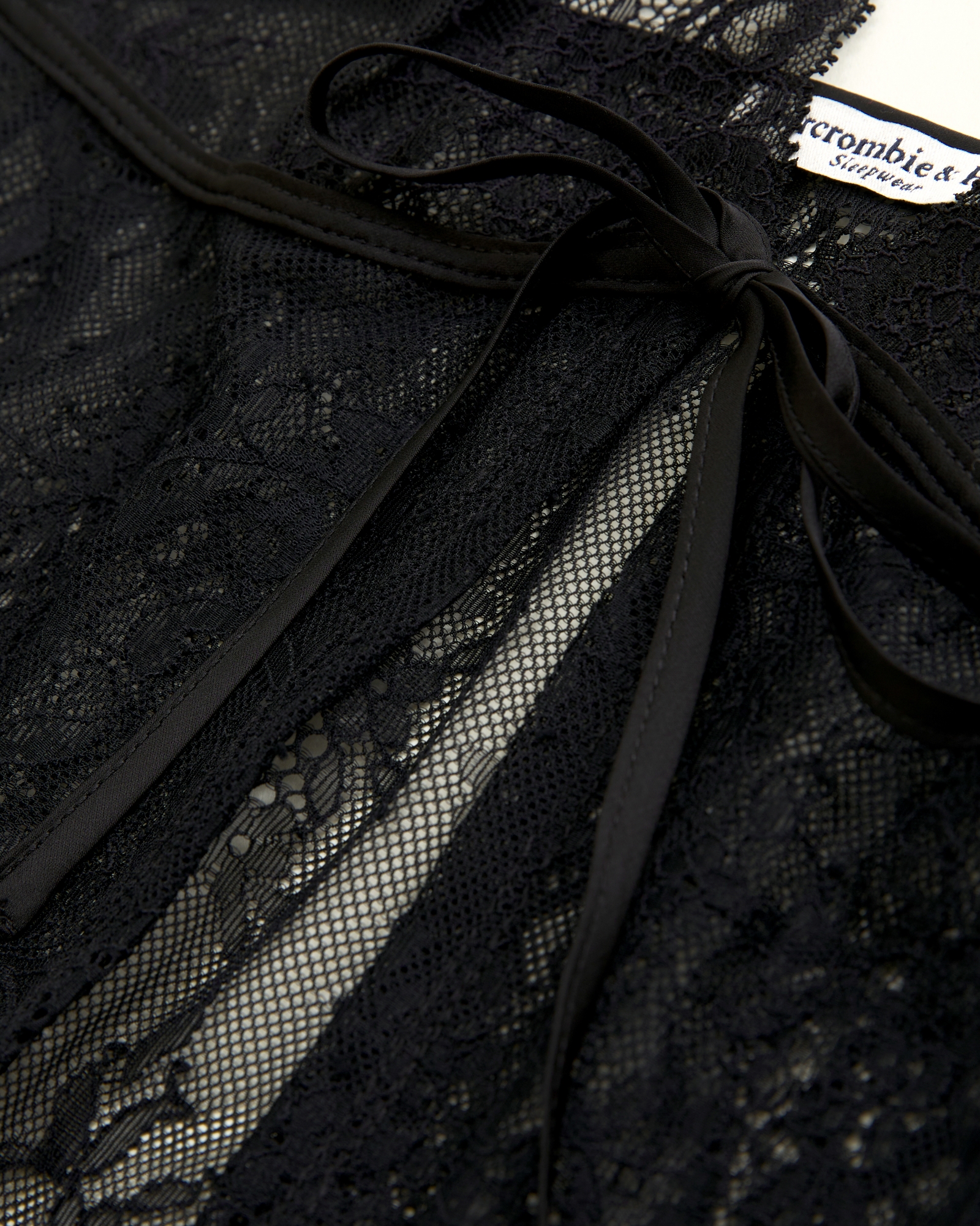 Lace Tie-Front Sleep Cami