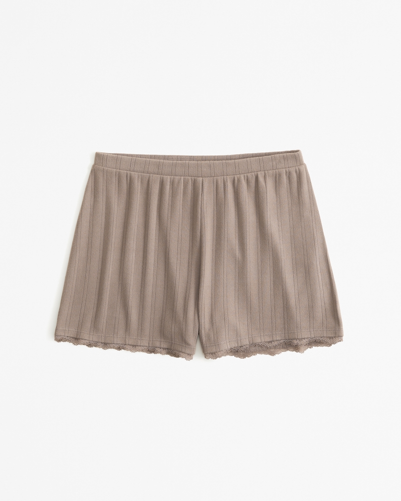 Lounge Pointelle Short