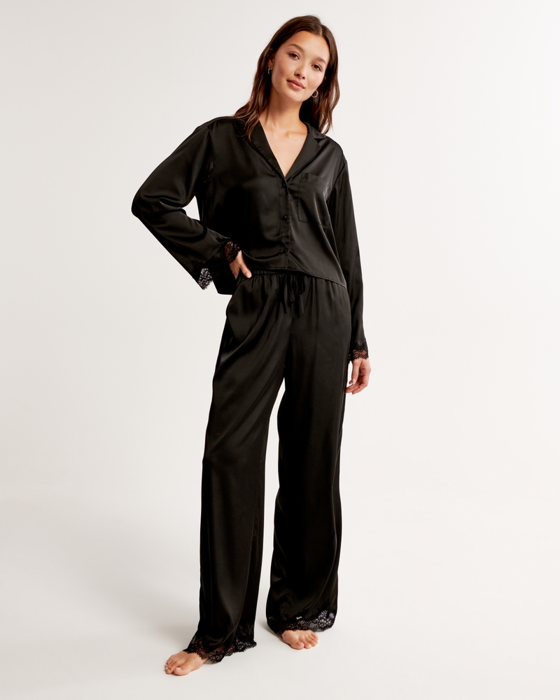 Lace and Satin Sleep Shirt