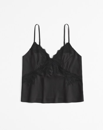 Women's Lace and Satin Cami | Women's Matching Sets