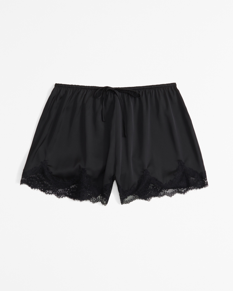 Satin sleep shorts set sale