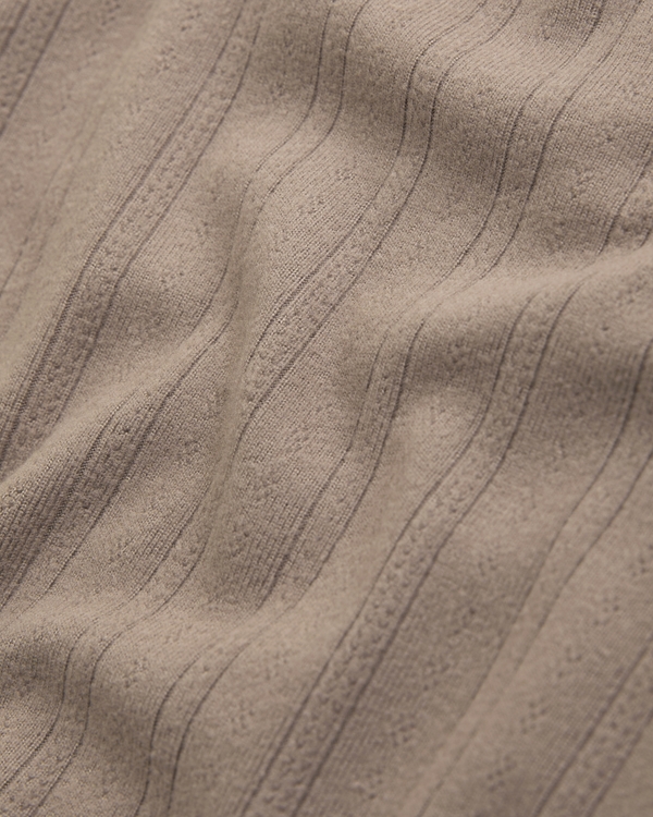 Pointelle Wide Leg Pant