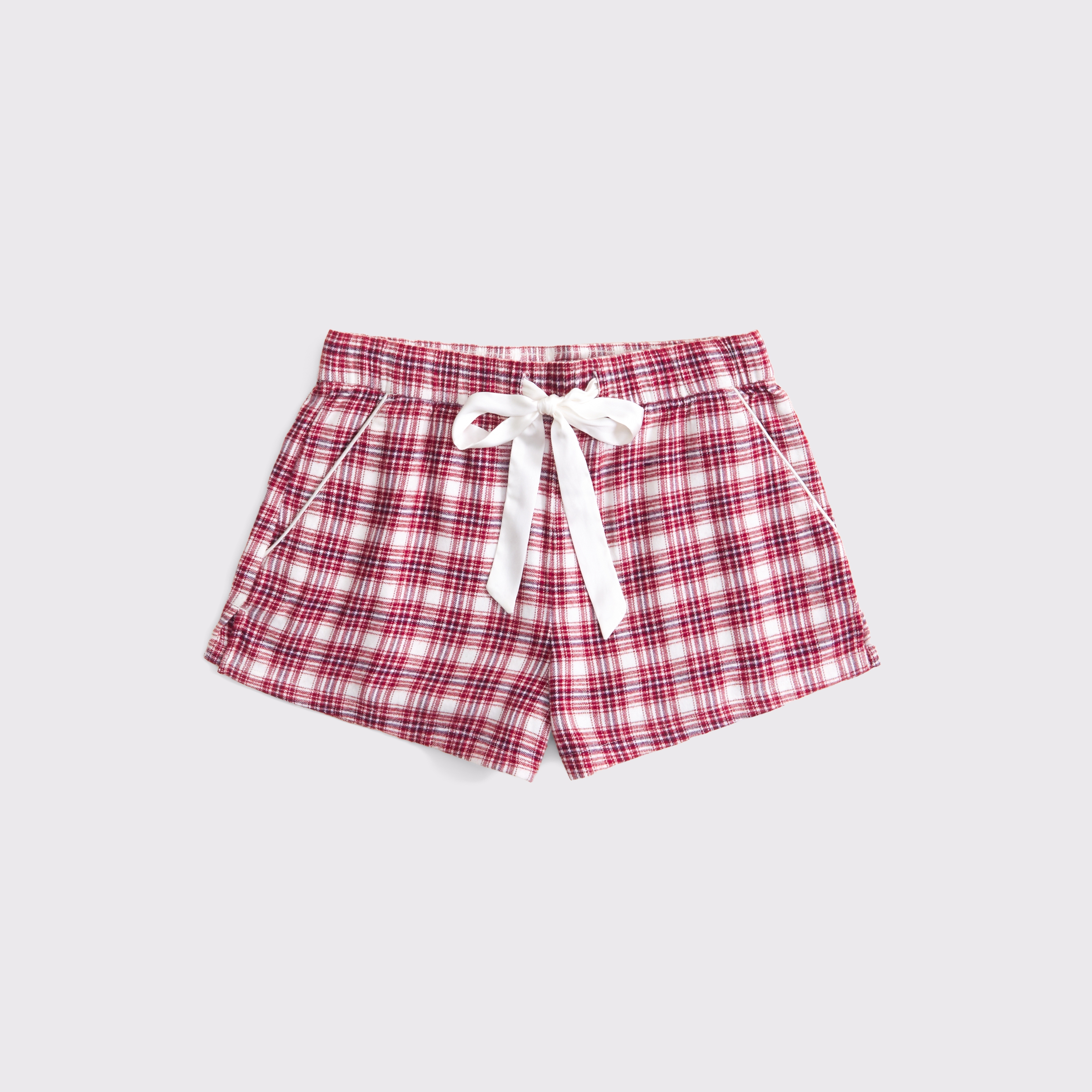 Flannel pj shorts womens sale