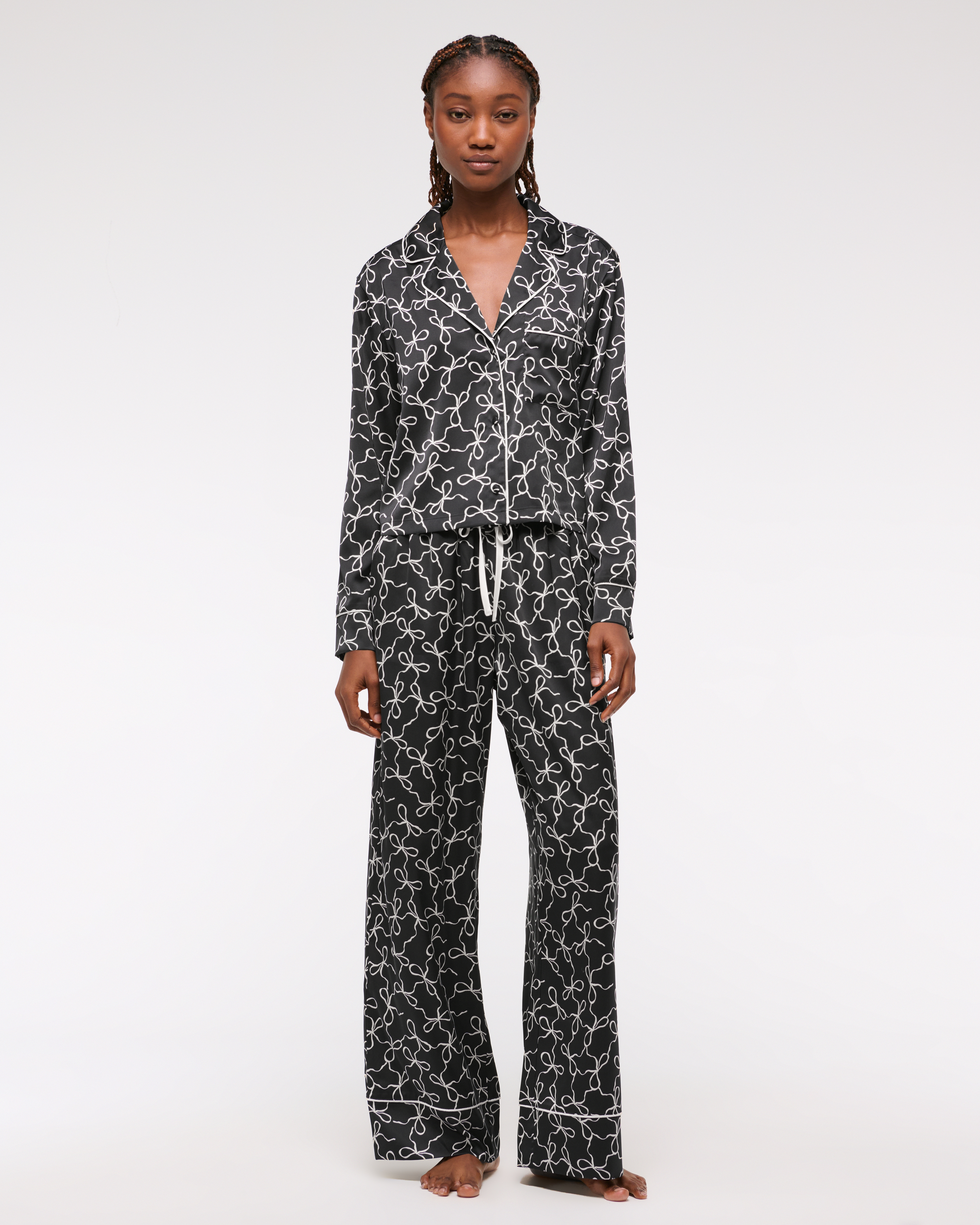 Women's Satin Sleep Shirt | Women's Matching Sets