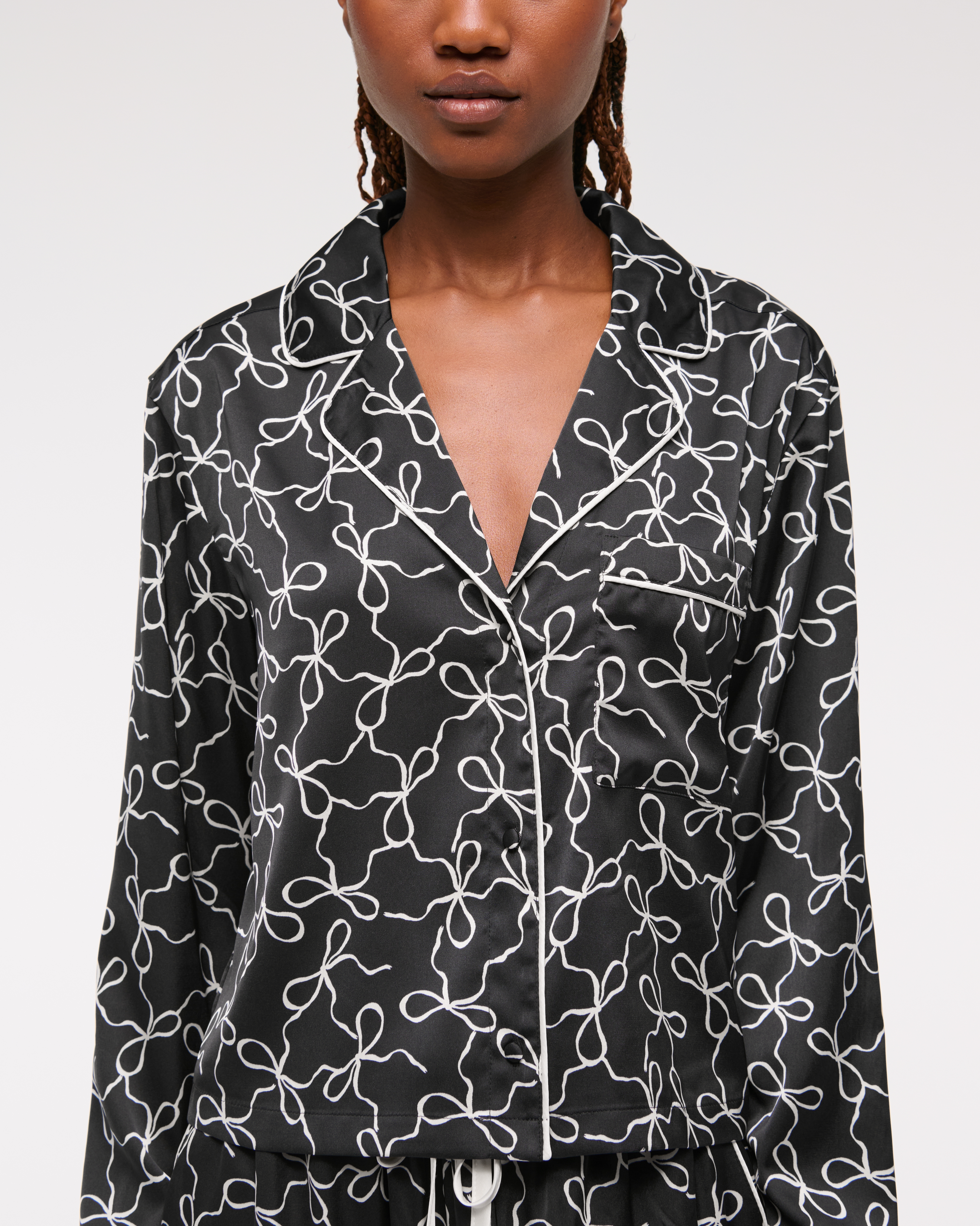 Women's Satin Sleep Shirt | Women's Matching Sets