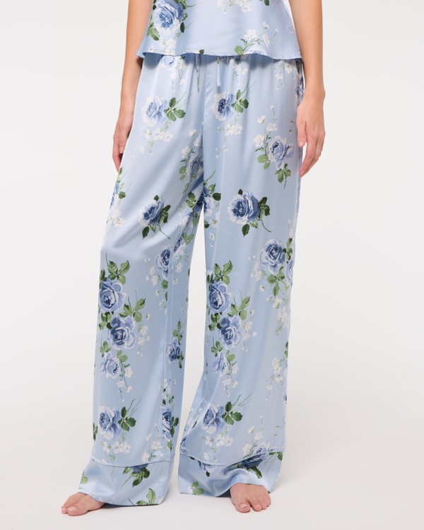 Sleep Pant, Blue Floral view 2