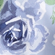 blue floral