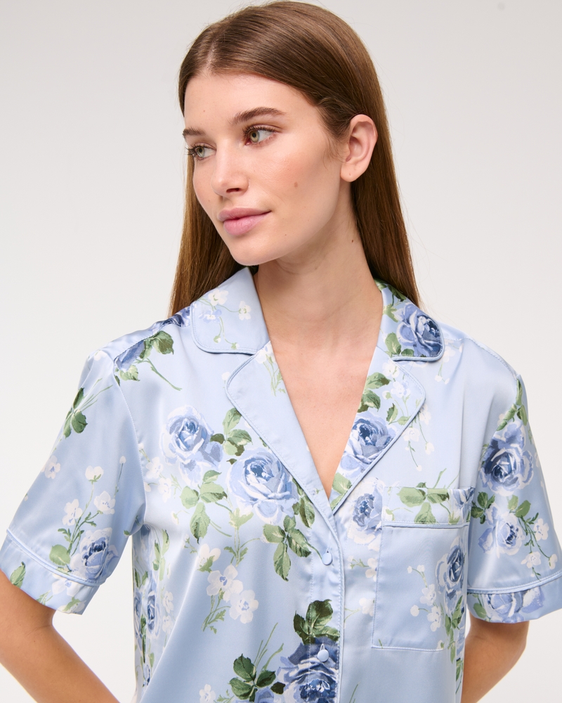 Femme Chemise de nuit à manches courtes Femme Liquidation