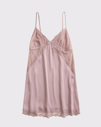 Women's Sheer Lace-Trim Nightie | Women's Sleepwear & Loungewear | Abercrombie.com