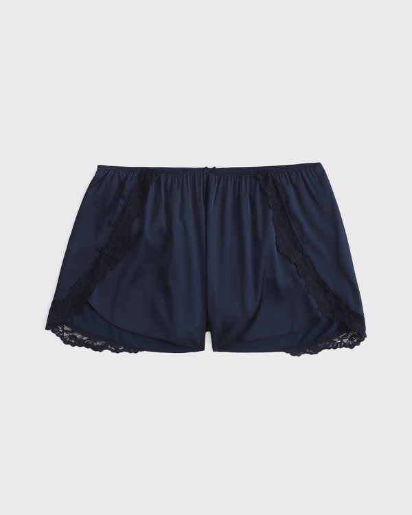 Sheer Sleep Short, Navy view 1