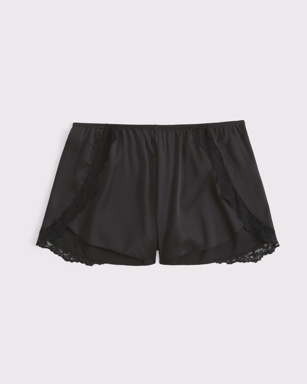 Sheer Sleep Short, Black view 1