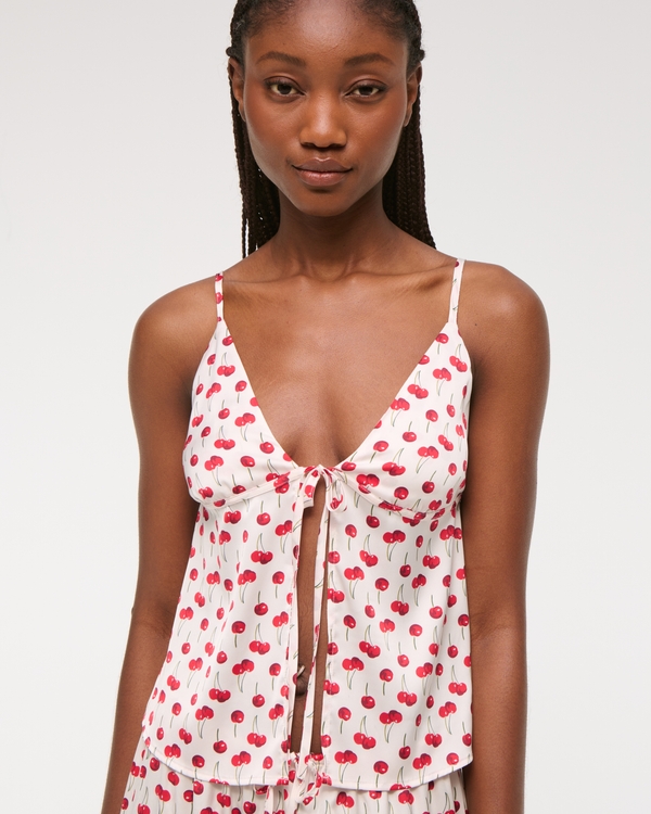 Sleep Cami, Cherry Pattern view 2