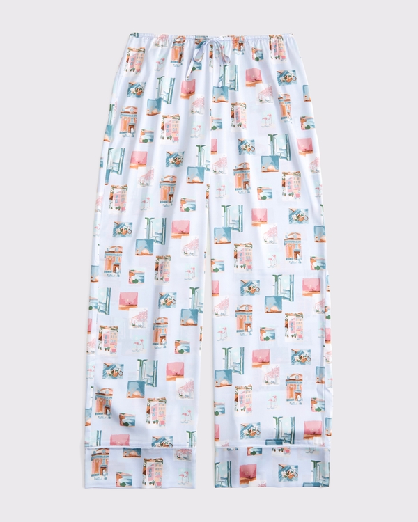 Sleep Pant, Blue Pattern view 1