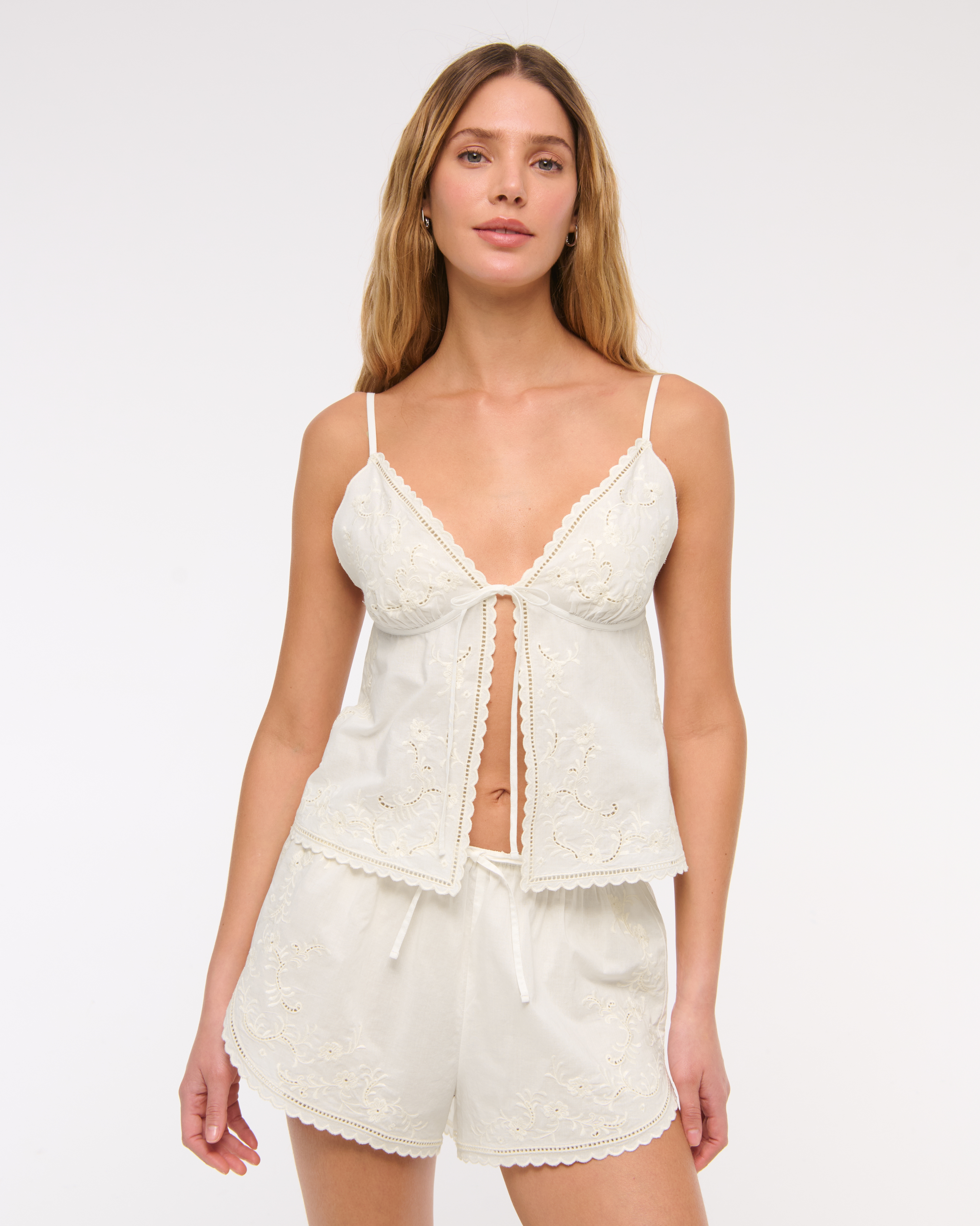 Women's Cutwork Sleep Short | Women's Clearance