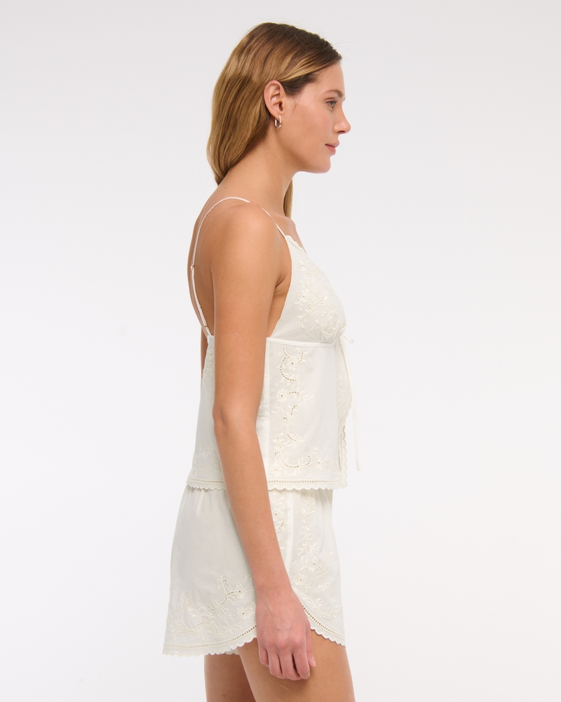 Cutwork Sleep Short