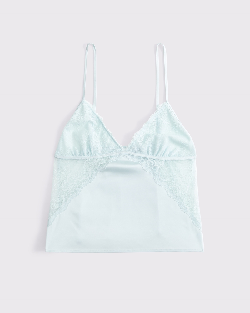 Sheer Lace and Satin Cami
