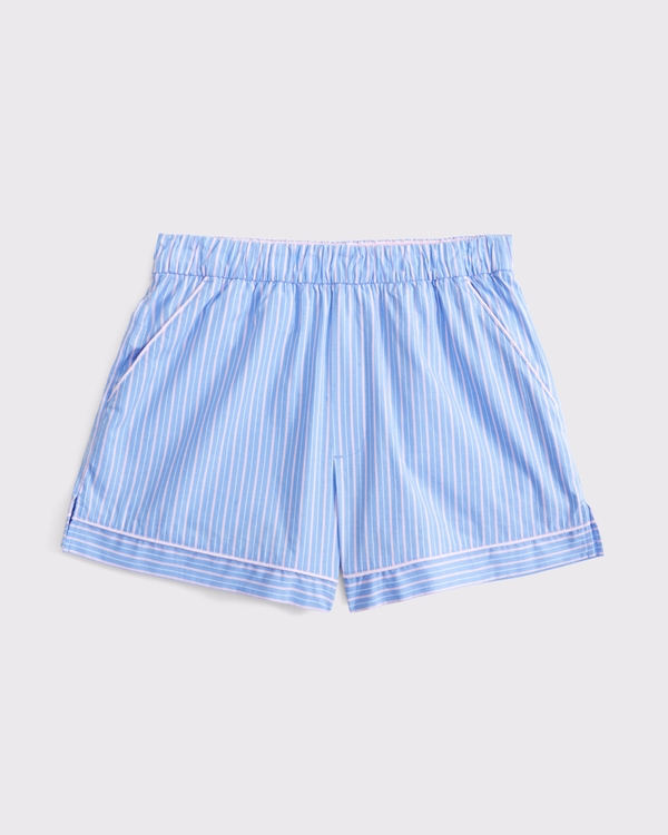 Sleep Boxer Short, Pink And Blue Stripe view 1