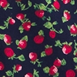 navy strawberry pattern