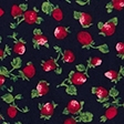 navy strawberry pattern