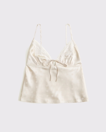Jacquard Lace and Satin Sleep Cami from Abercrombie & Fitch - $24.99