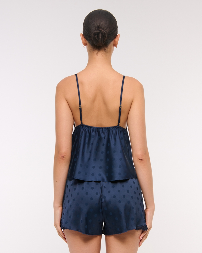 Jacquard Lace and Satin Sleep Cami