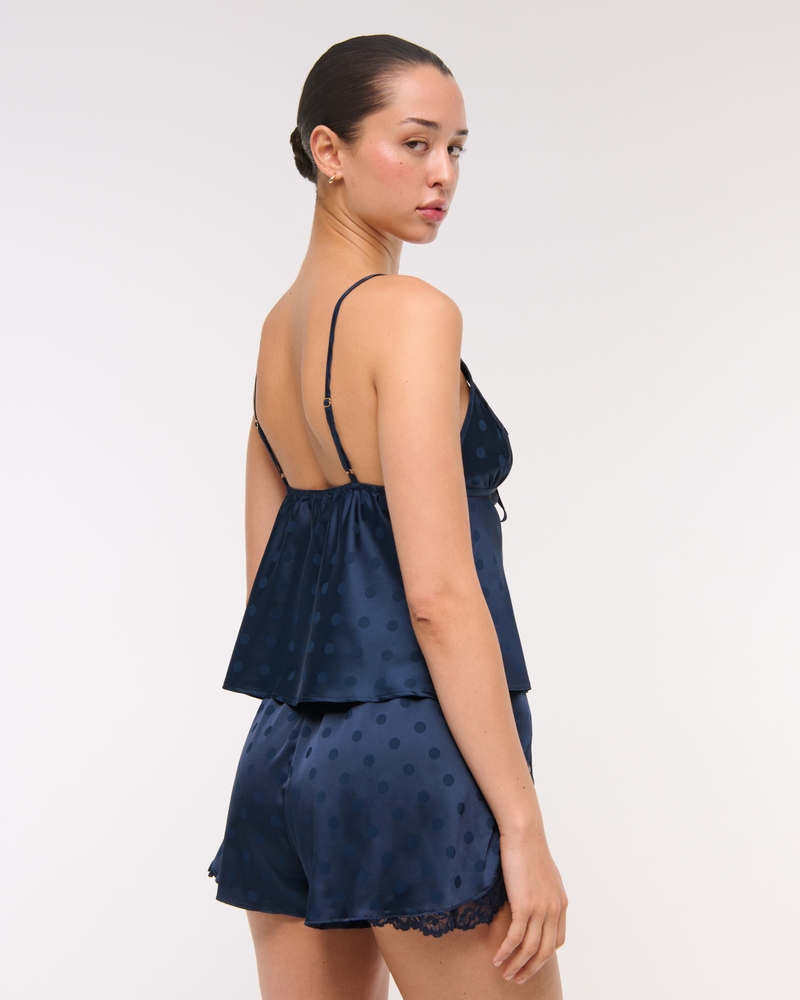 Jacquard Lace and Satin Sleep Short