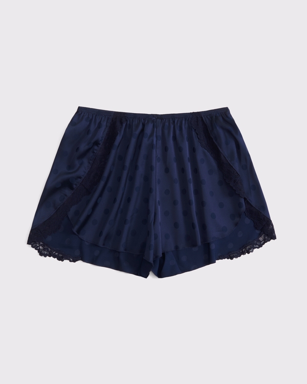 Jacquard Lace and Satin Sleep Short