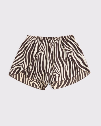 Jacquard Lace and Satin Sleep Short