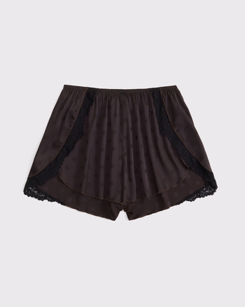 Jacquard Lace and Satin Sleep Short