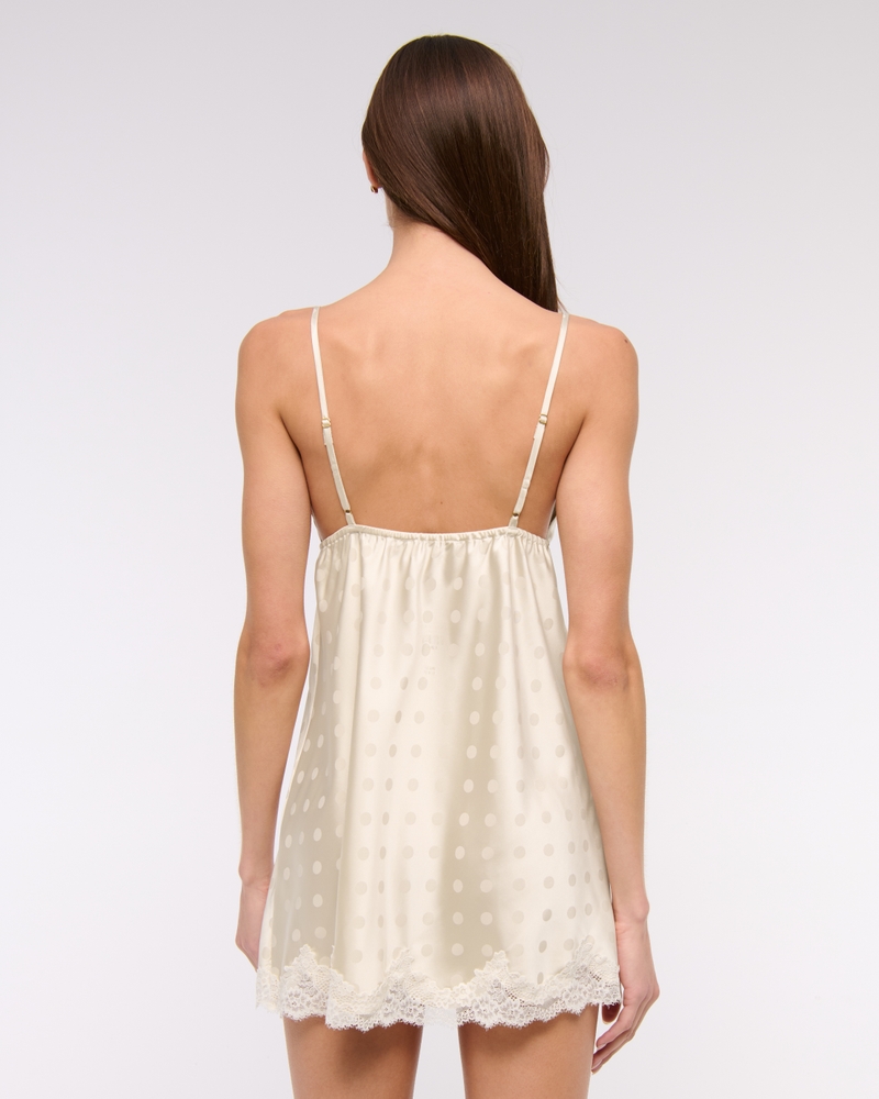 Jacquard Lace and Satin Nightie