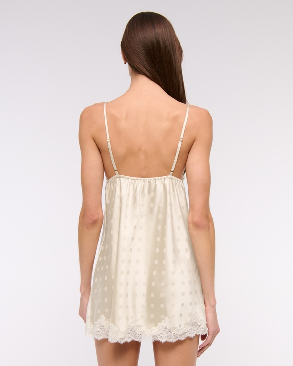 Jacquard Lace and Satin Nightie